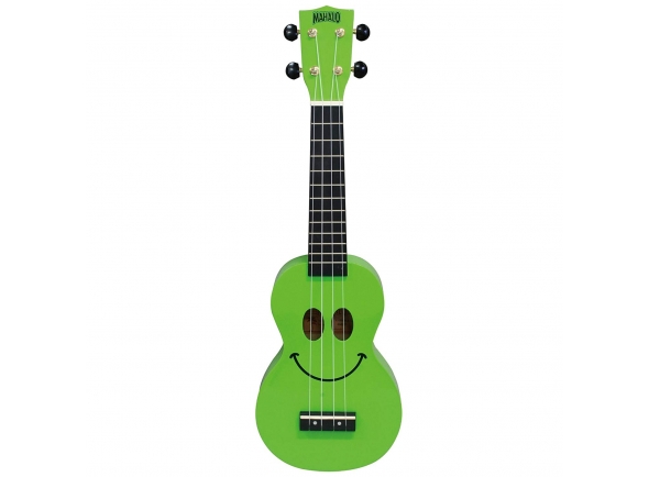 Mahalo Smiley Ukulele Green Mahalo Smiley Ukulele Green